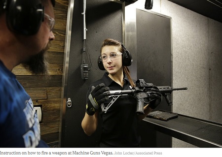 news-In Las Vegas Gun Ranges Are Tourist Draws
