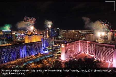 news-Confetti 80000 pyrotechnics usher in Vegas 2015