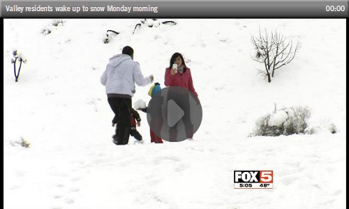WWW-Some Las Vegans Surprised By Monday Morning Snow