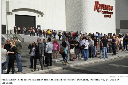 news-Everything Must Go Buyers Pick Bones Of Riviera At Sale